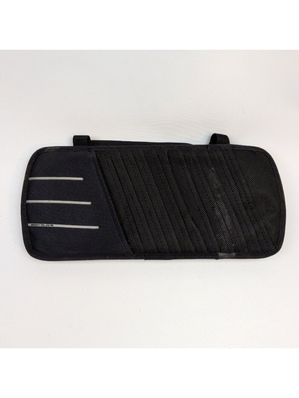 Vintage 90s Body Glove Car Storage Case Holder Sun Visor CD/DVD/Games Black